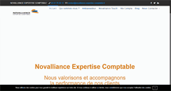 Desktop Screenshot of novalliance.fr